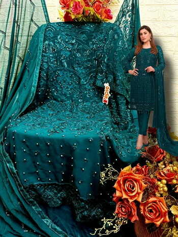 FEPIC ROSEMEEN C 1280 SERIES GEORGETTE PAKISTANI SUITS