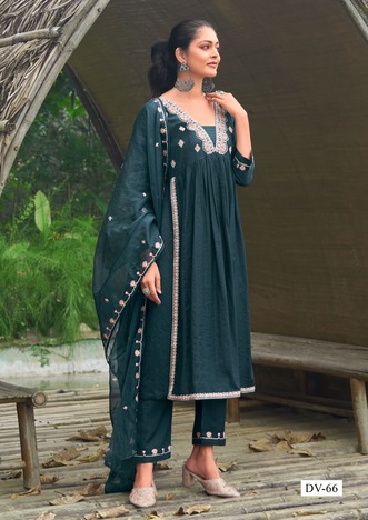 KALAROOP KAJREE READYMADE KURTI SETS SUPPLIER IN SURAT