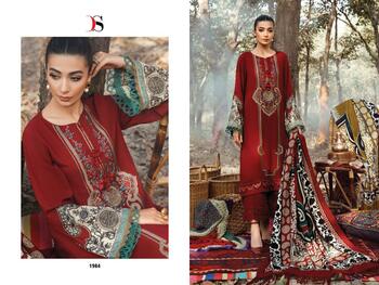 DEEPSY SUITS MARIA B EMBROIDERED LAWN 1981 TO 1987 SERIES PAKISTANI SUITS