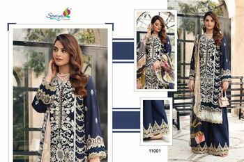 SANIYA TRENDZ ROUCHE VOL 8 CAMBRIC EMBROIDERY PAKISTANI SUITS