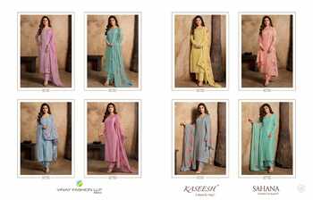 VINAY KASEESH SAHANA DOLA EMBROIDERED SUITS AT SURAT