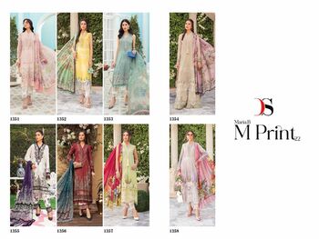 DEEPSY SUITS MARIA B M PRINT VOL 22 PAKISTANI SUITS