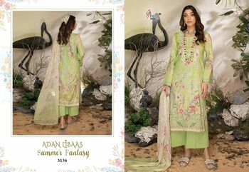 SHREE FABS ADAN LIBAAS SUMMER FANTASY COTTON PRINT PAKISTANI SUITS NEW CATALOGUE