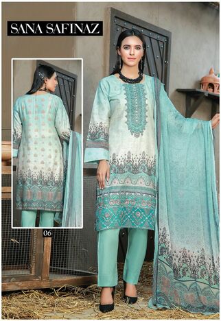 SANA SAFINAZ ZARA SHAHJAHAN CLASSY LUXURY LAWN KARACHI SUITS COLLECTION