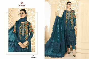 MAHNUR FASHION MAHNUR VOL 9 GEORGETTE PAKISTANI SUITS CATALOGUE