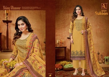 ALOK SUIT SUKOON FANCY EMBRODERY SALWAR KAMEEZ DISTRIBUTOR IN SURAT