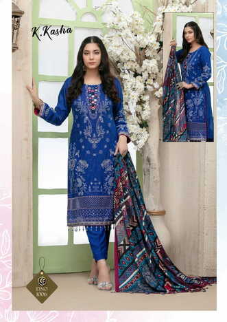 KEVAL FAB K KASHA VOL 1 PAKISTANI KARACHI SUITS AT BEST PRICE