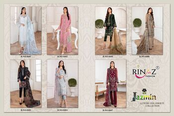 RINAZ FASHION JAZMIN VOL 17 PAKISTANI GEORGETTE SUITS LATEST COLLECTION