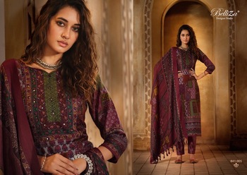 BELLIZA TARANIKA PASHMINA SALWAR SUITS SURAT BIGGEST WHOLESALER