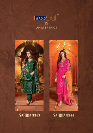 ANJU FABRICS SAHIBA VOL 5 KURTIS LATEST CATALOGUE