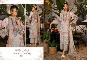 SHREE FABS ADAN LIBAAS SUMMER FANTASY COTTON PRINT PAKISTANI SUITS NEW CATALOGUE