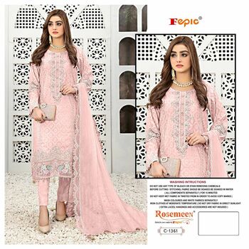 FEPIC ROSEMEEN 1361 SERIES PAKISTANI SUITS CATALOGUE