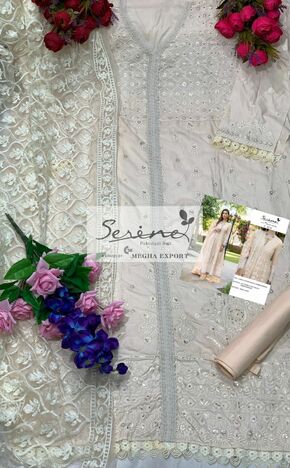 SERENE S 62 LAWN COTTON PAKISTANI SUITS CATALOGUE