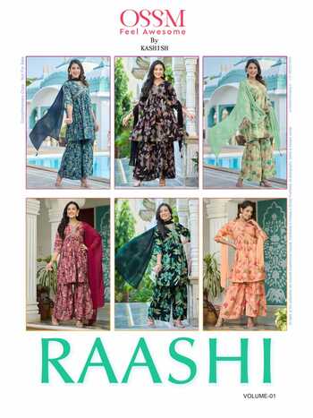 OSSM RAASHI VOL 1 ALIA CUT KURTIS NEW COLLECTION 2023