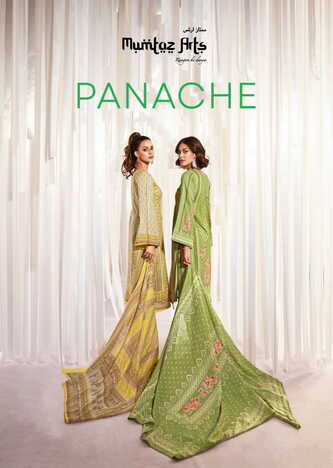 MUMTAZ ARTS PANACHE LAWN CAMBRIC COTTON DIGITAL PRINT SUITS NEW CATALOGUE