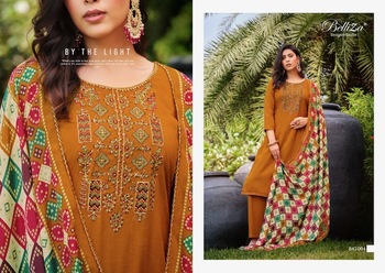 BELLIZA LOVINA HEAVY EMBROIDERY SALWAR KAMEEZ WHOLESALER