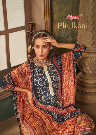 BIPSON PHUKARI PURE PASHMINA WINTER SUITS CATALOG