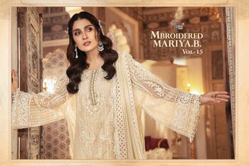 SHREE FABS MBROIDERED MARIYA B VOL 15 DESIGNER PAKISTANI SUITS