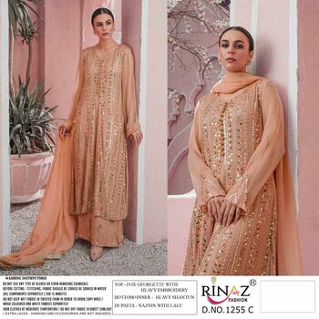 RINAZ FASHION D.NO 1255 COLOUR PAKISTANI SALWAR SUITS