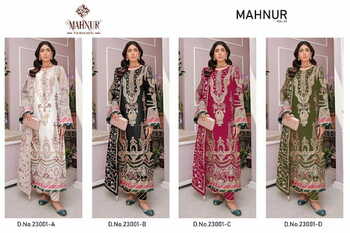 MAHNUR FASHION MAHNUR VOL 23 GEORGETTE PAKISTANI SUITS AT SURAT