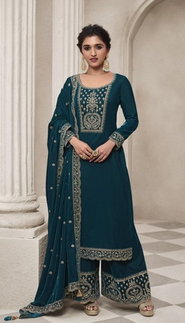 VINAY KERVIN VELVET EMBROIDERY 2 SALWAR KAMEEZ WHOLESALER IN SURAT