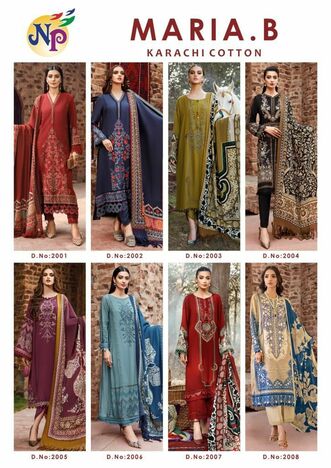 NAND GOPAL MARIA B VOL 2 KARACHI COTTON PRINTED SUITS CATALOGUE