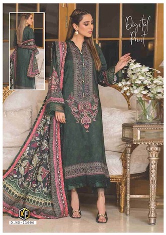 KEVAL FAB SOBIA NAJIR VOL 11 KARACHI PRINT SALWAR KAMEEZ WHOLESALER IN SURAT