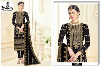 MAJESTY ANAYA VELVET EMROIDERY PAKISTANI SUITS WINTER COLLECTION