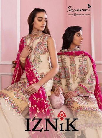 SERENE IZNIK GEORGETTE SALWAR SUITS LATEST CATALOGUE