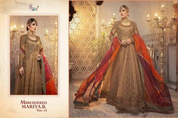 SHREE FABS MBROIDERED MARIYA B VOL 15 DESIGNER PAKISTANI SUITS