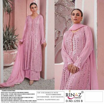 RINAZ FASHION D.NO 1255 COLOUR PAKISTANI SALWAR SUITS