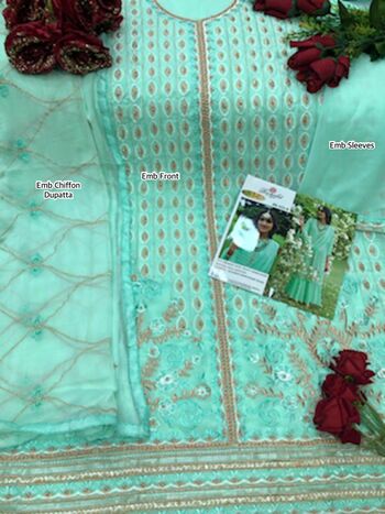 RAMSHA R 422 NX PAKISTANI SALWAR SUITS