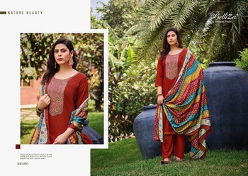 BELLIZA LOVINA HEAVY EMBROIDERY SALWAR KAMEEZ WHOLESALER