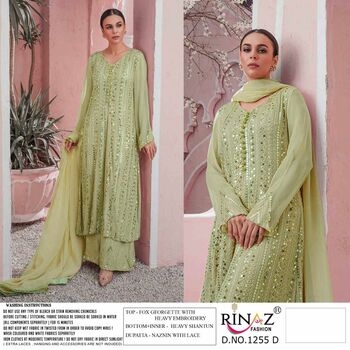 RINAZ FASHION D.NO 1255 COLOUR PAKISTANI SALWAR SUITS