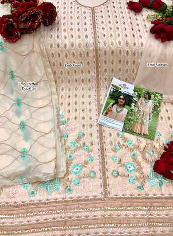 RAMSHA R 422 NX PAKISTANI SALWAR SUITS