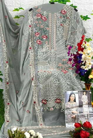 ZAHA HANIYA VOL 1 GEORGETTE EMBROIDERY PAKISTANI SUITS