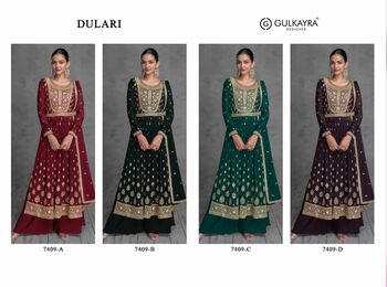 GULKAYRA DESIGNER DULHARI DESIGNER SALWAR SUITS DISTRIBUTOR IN SURAT