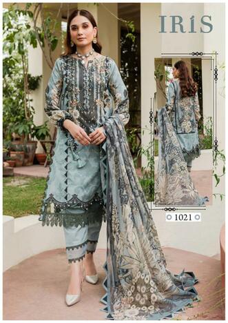 IRIS AFSANAH VOL 3 COTTON KARACHI SUITS WHOLESALER SURAT