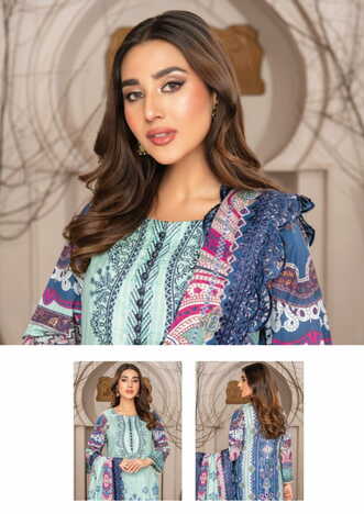 KEVAL FAB KAIRA LUXURY LAWN VOL 12 KARACHI SUITS ONLINE SUPPLIER