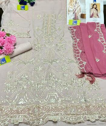 LIBAS 139 SERIES FOUX GEORGETTE PAKISTANI SALWAR SUITS NEW CATALOGUE