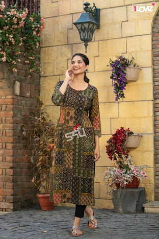 S4U GOLD VOL 4 RAYON FANCY KURTIS ONLINE SUPPLIER SURAT