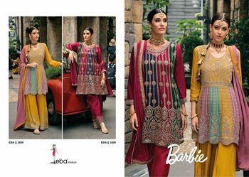 EBA LIFESTYLE BARBIE DESIGNER EMBROIDERY SUITS SURAT