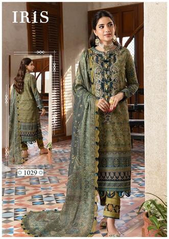 IRIS AFSANAH VOL 3 COTTON KARACHI SUITS WHOLESALER SURAT