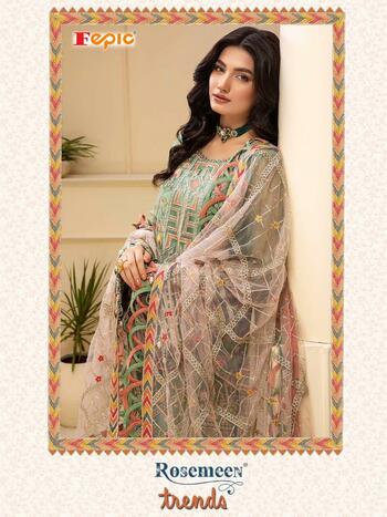 FEPIC ROSEMEEN TRENDS 91016 TO 91019 PAKISTANI SUITS WHOLESALER SURAT