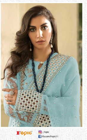 FEPIC ROSEMEEN 5162 EMBOIRDERY PAKISTANI SUITS