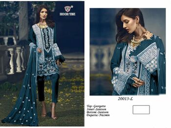 HOOR TEX 20013 SERIES FOX GEORGETTE SALWAR KAMEEZ CATALOGUE