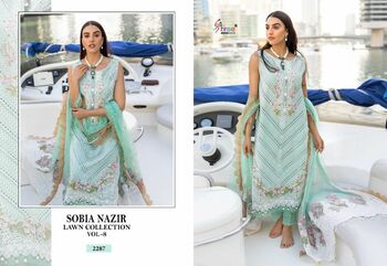 SHREE FABS SOBIA NAZIR LAWN COLLECTION VOL 8 2285 TO 2290 SERIES PAKISTANI SUITS