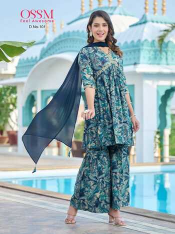 OSSM RAASHI VOL 1 ALIA CUT KURTIS NEW COLLECTION 2023