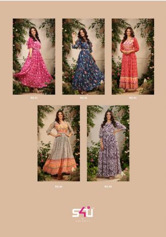 S4U RANGREZ VOL 2 HANDWORK KURTIS MANUFACTURER SURAT