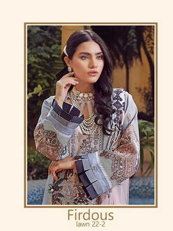 DEEPSY FIRDOUS LAWN VOL 22 2 PAKISTANI SUITS LATEST CATALOGUE